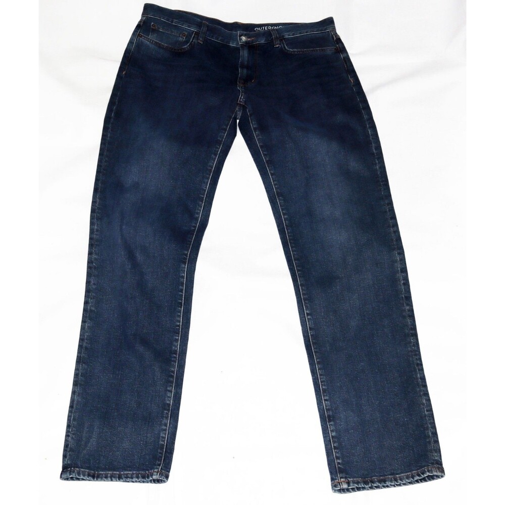 OUTERKNOWN SEA Jeans Local Straight Fit‎ Men's 34X34 Medium Wash Organic Cotton